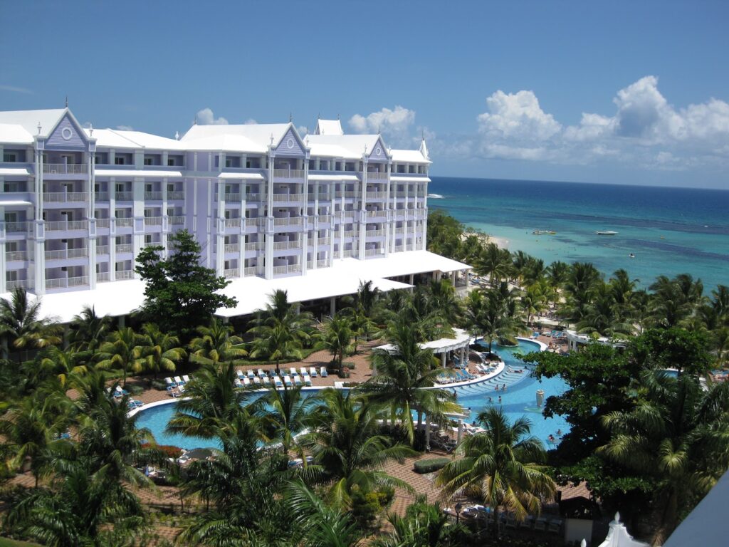 Hilton Rose Hall Resort in Falmouth, Jamaica with beachfront water park, lazy river, and ocean views, Wonder place for the family.